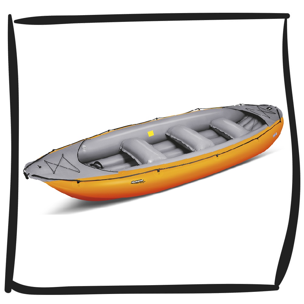 All-inflatable rafts are suitable for rapids as well as for calm water like the Elbe