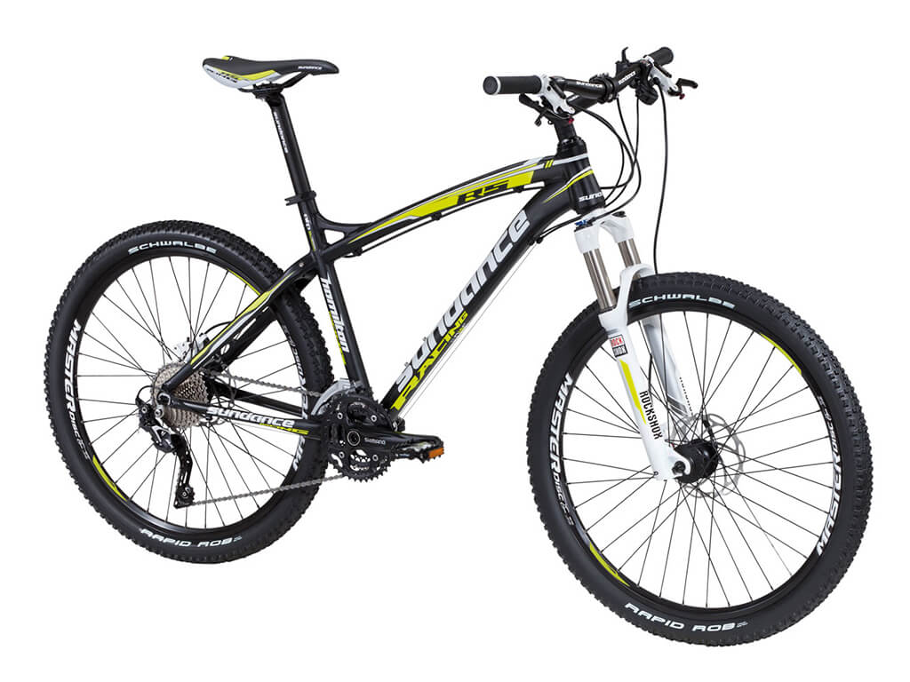 Mountain bike suitable for downhill, forest paths and asphalt