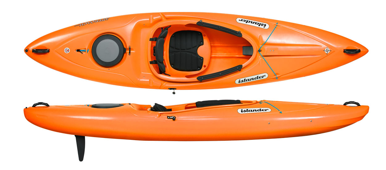 Kayak suitable for both white water and a quiet ride on the Elbe