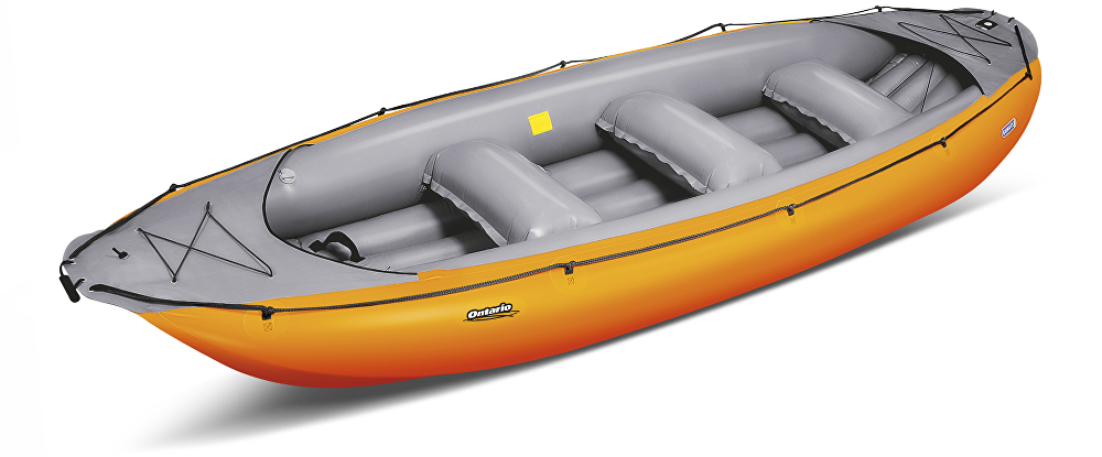 Ontario 420 rafts are safe and comfortable, ideal for groups and families with children
